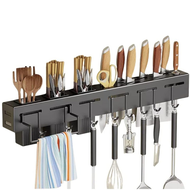 Buy Multifunctional Kitchen Utensil Rack Wall Mounted Pot Rack, Kitchen