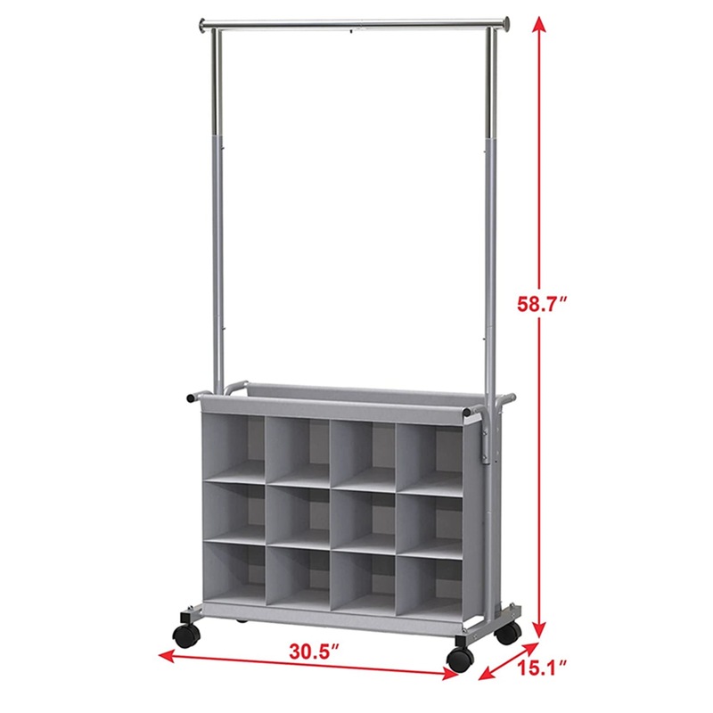 Buy Over the Door Shoe Organizer, 24 Large Mesh Pockets Hanging Shoe