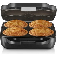 Pie Magic Electric Pie Maker, Deep-Fill Plates Make Traditional-Sized Crispy Pies, With Pastry Cutter for Perfect Portions & Pie Maker Recipes E-Booklet