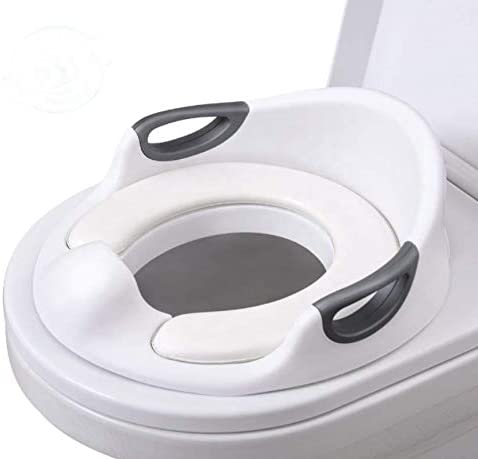 Toddler Toilet Seat for Potty Training Fits All Standard Adult Toilets, Portable and Easy to Use
