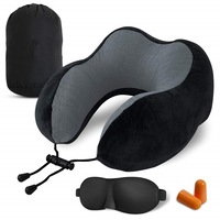 Travel Neck Support Memory Foam Pillow Set, Neck Comfort and Support