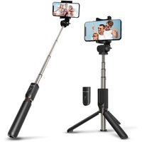 Wireless Selfie Stick Tripod with Remote , 360 Degree Rotation