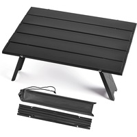 Small Picnic Table Folding Tables Aluminium for Camping Hiking Beach Travel Portable Ultralight Compact Mini Camping Table
