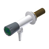 Gentec DURALAB - Laboratory Fittings Laboratory Wall Mounted 90 Deg Control W/tube Nozzle