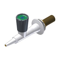 Gentec DURALAB - Laboratory Fittings Laboratory Wall Mounted Straight Control W/tube Nozzle