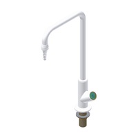 Gentec DURALAB - Laboratory Tapware Laboratory Fixed Goose neck Bench Mounted DZR Water Spout with Tube Nozzle (Indicators not included)- 3 star 8lpm