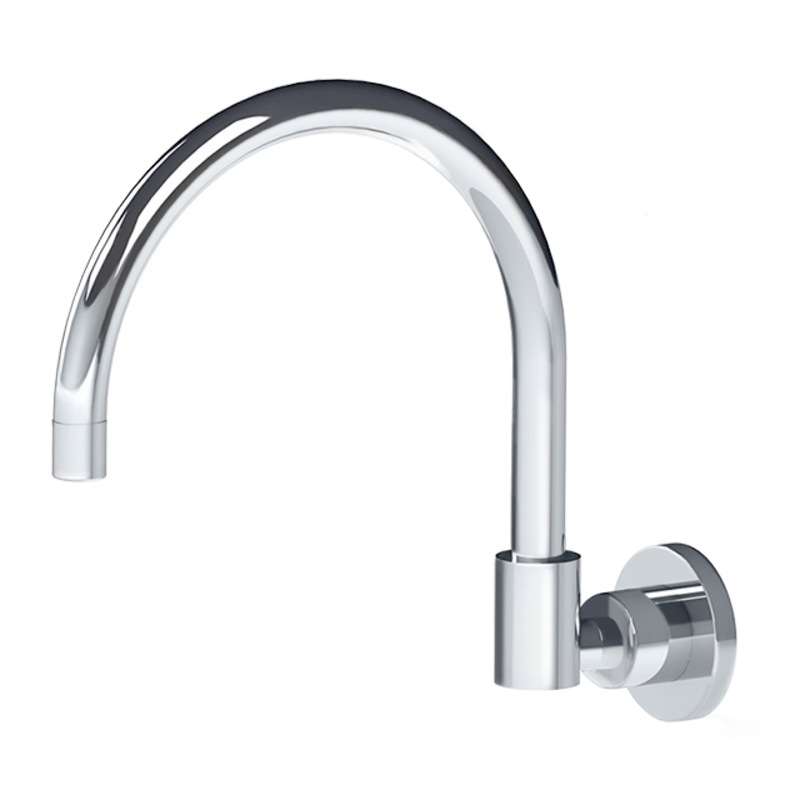 Gentec SPOUT Sink Wall Mounted 200mm Swivel Aerated 3 star 8.5lpm Buy Bathroom Taps 1582980