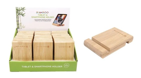 Buy BAMBOO TABLET SMARTPHONE HOLDER MyDeal Australia