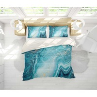 3D Abstract Ocean Marble Quilt Cover Sets Beddings Sets Pillowcases