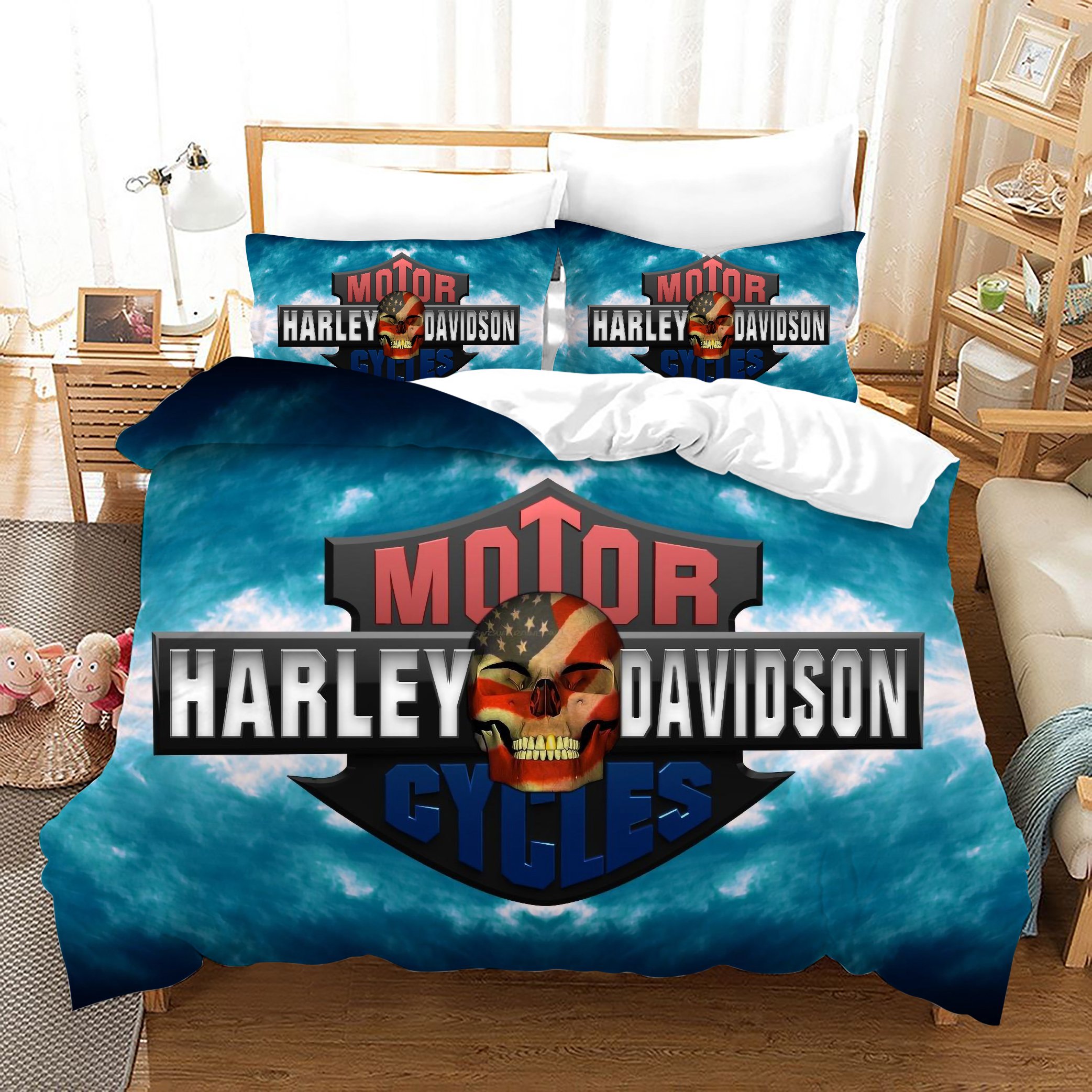 harley davidson pillow cases