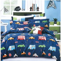 3D Bus Car Kids Pattern Duvet Cover Bedding Set Quilt Cover Pillowcases Personalized Bedding Queen King Full Double 3 Pcs