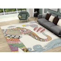 3D Cartoon Color Elephant Non-Slip Rug Mat 225