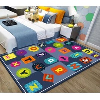 3D Cartoon Color Letters Non-Slip Rug Mat 48