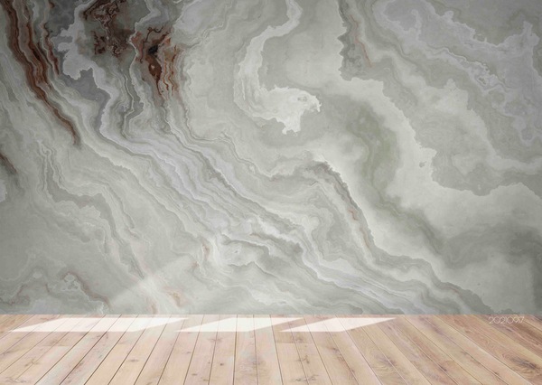 Buy 3D Grey Marble Texture Wall Mural Wallpaper LQH 154 - MyDeal Australia