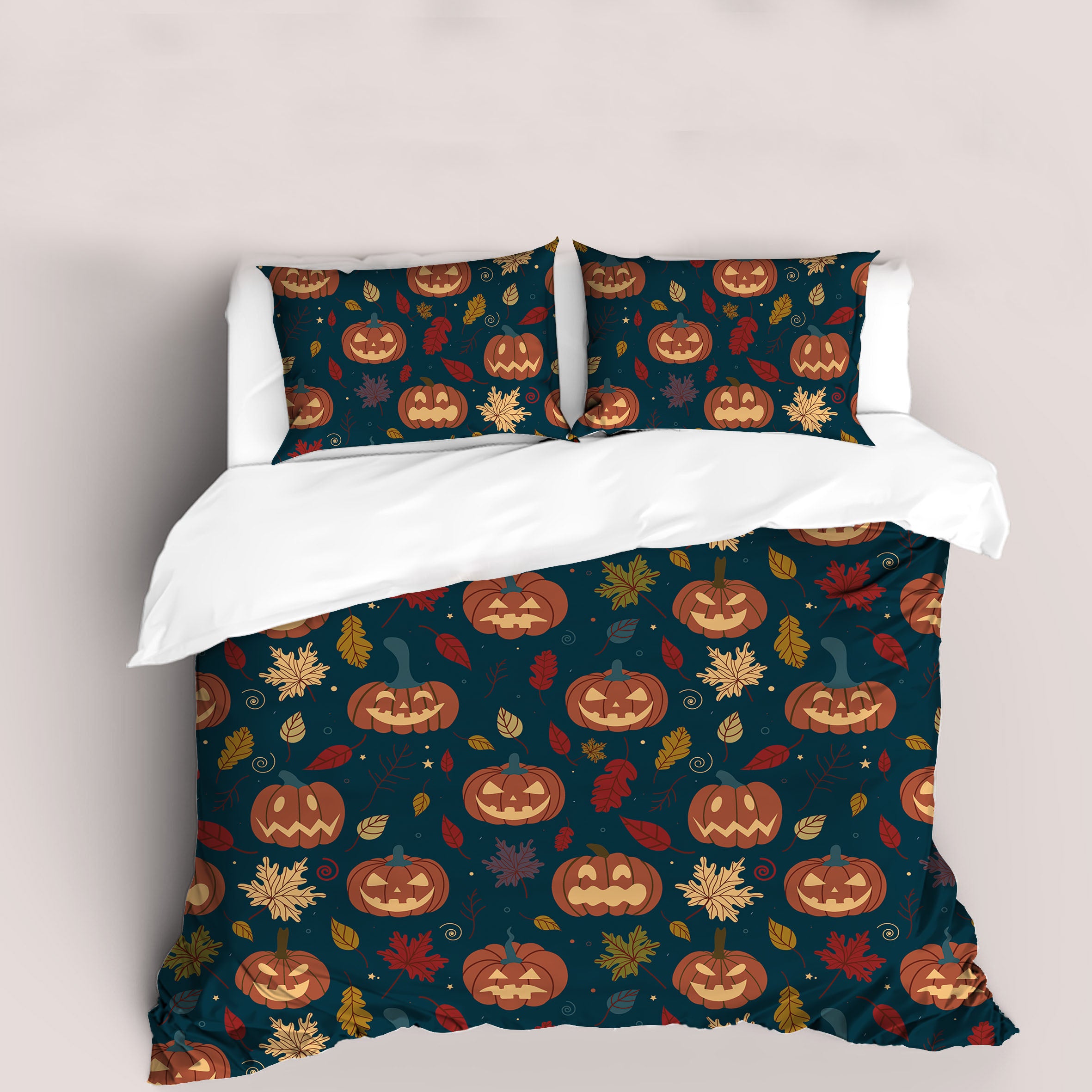 pumpkin quilt cover