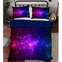 3D Starry Sky Universe Nebula Quilt Cover Set Bedding Set Pillowcases 111