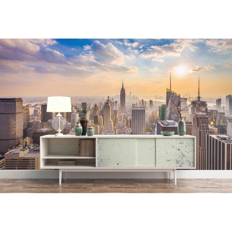 Buy New York, USA skyline Mural Removable Wallpaper,Peel & stick Wall