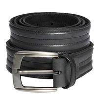 Casual Dress Jeans Leather Belt Soft Padded Anchor