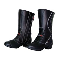 RIDERACT® Touring Womens Motorcycle Boots Black Spot-1