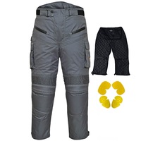 RIDERACT® Men Cordura Waterproof Motorcycle Pant TARZAN Iron Grey Riding Pant