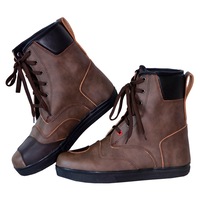 RIDERACT® Leather Motorbike Boots Reckon Motorcycle Sneakers Boots