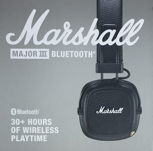 Marshall Major III Bluetooth Wireless Headphones Black - MyDeal