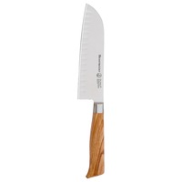 Oliva Elité 7 Inch Kullenschliff Santoku Knife