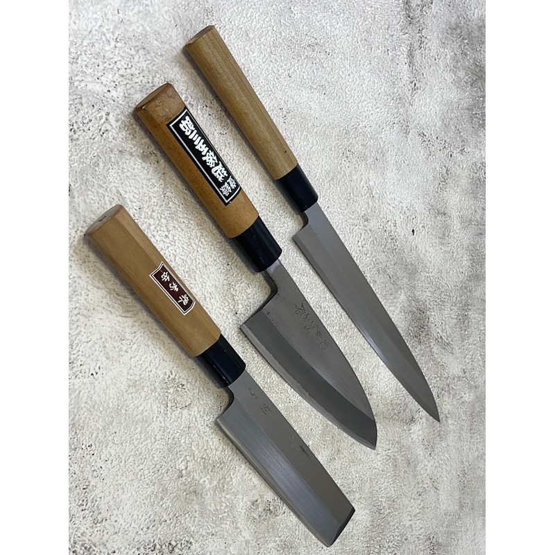 Buy Vintage Japanese Knife Set Carbon Steel Made in Japan 1321 - MyDeal