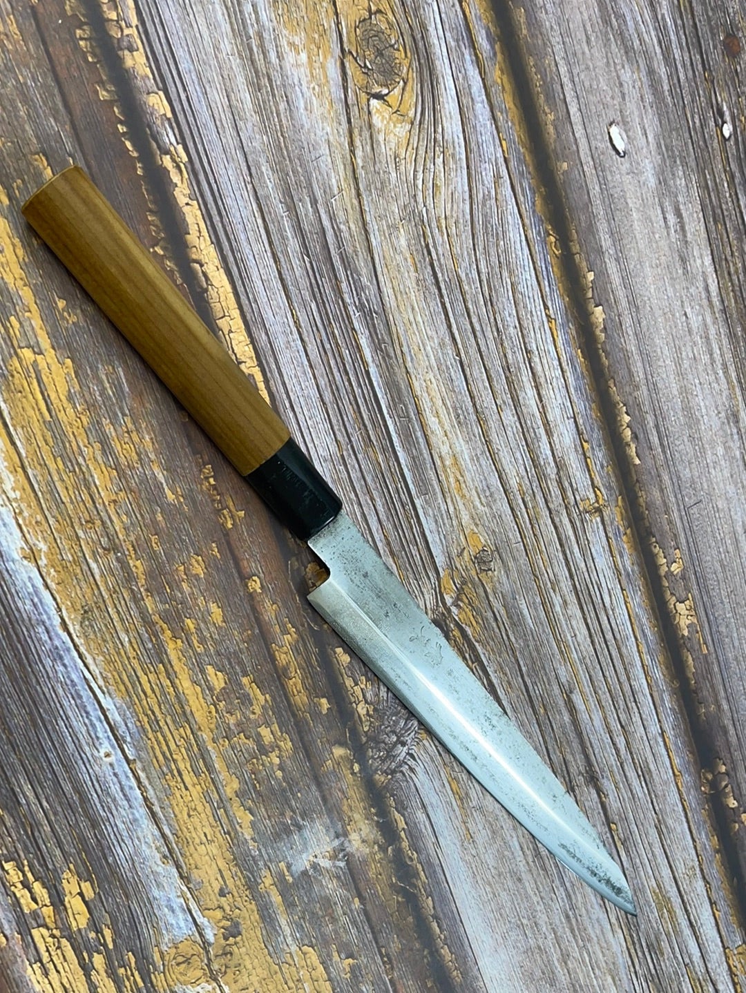 Vintage Japanese Yanagiba Knife 200mm Made in Japan 🇯🇵 Carbon Steel 434