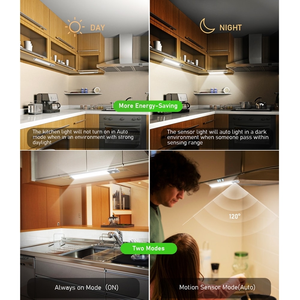 Motion sensor kitchen 2024 cabinet light