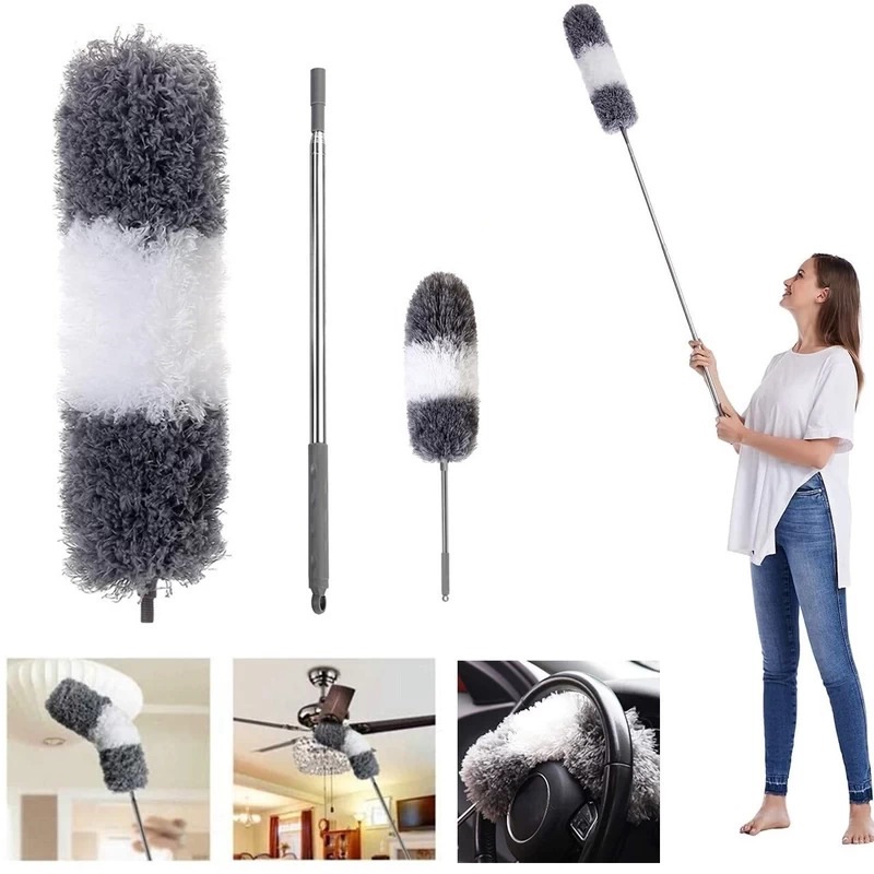Buy BOOMJOY Extendable Microfiber Duster Set Telescoping Stainless