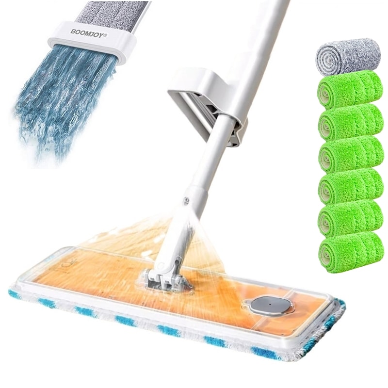 Buy BOOMJOY P22 Spray Mop Floor Cleaning Mop Self Wringing Mop Aluminum ...