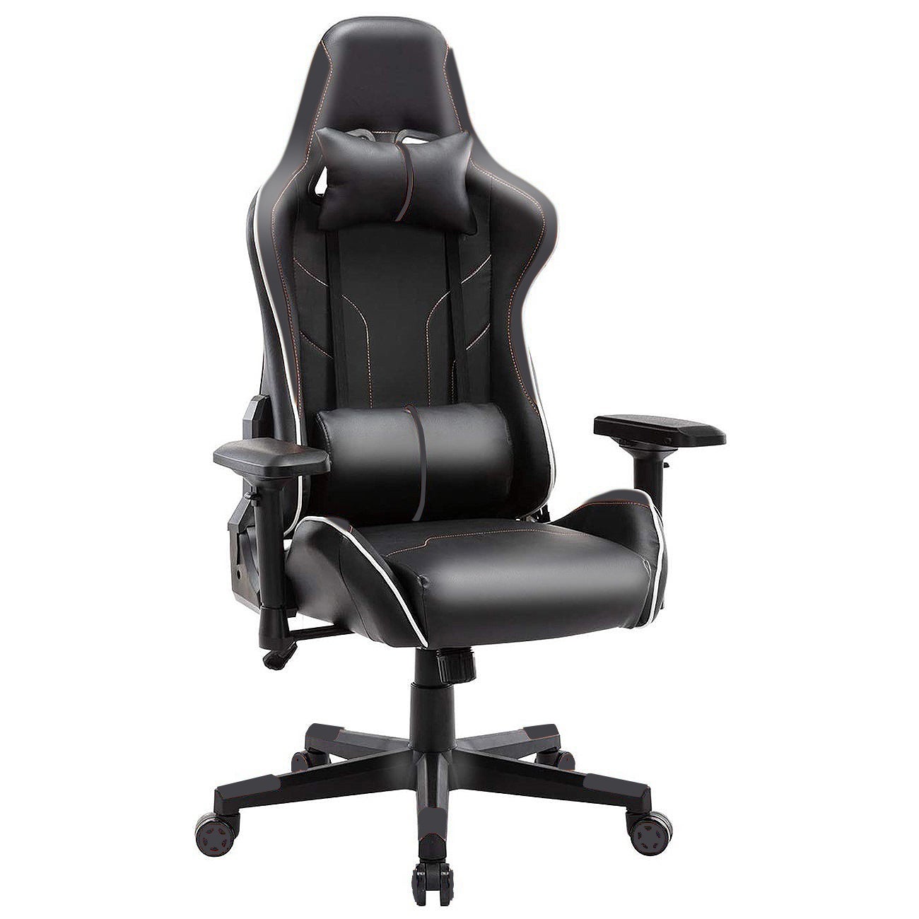 Gaming Chair High Back PU Leather Racing Office Computer Chair Ergonomic Chair with Headrest and Lumbar Support