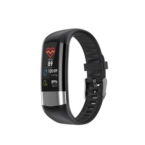 0.96 Color Screen Smart Sports Bracelet Waterproof Watch Monitoring Heart Rate Pedometer Sleep Health Bracelet-Black