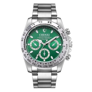 086A Business Style Creative Dial Men Wrist Watch Full Steel Analog Quartz Watches 04 COLOR