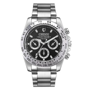 086A Business Style Creative Dial Men Wrist Watch Full Steel Analog Quartz Watches 05 COLOR