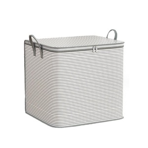 089 2Pcs Cotton Quilt Storage Bag Clothing Sorting Bag Clothing Quilt Storage Box