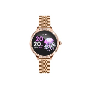 1.04 Inch Smart Bluetooth Waterproof Watch Bracelet Fashion Seven Beads Strap Heart Rate Health Monitoring for Women-1