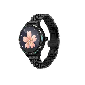 1.04 Inch Smart Bluetooth Waterproof Watch Bracelet Fashion Seven Beads Strap Heart Rate Health Monitoring for Women-2