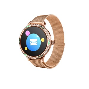 1.04 Inch Smart Bluetooth Waterproof Watch Bracelet Fashion Seven Beads Strap Heart Rate Health Monitoring for Women-4