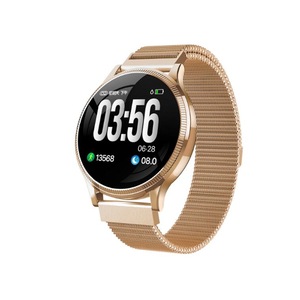 1.22inch Color Screen Blood Pressure Heart Rate Monitor Sport Bluetooth Smart Wristband Watch-GOLD