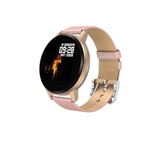 1.22inch Color Screen Blood Pressure Heart Rate Monitor Sport bluetooth Smart Wristband Watch-PINK