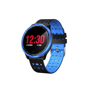 1.22inch Color Screen Blood Pressure Heart Rate Monitor Sport bluetooth Smart Wristband Watch-BLUE