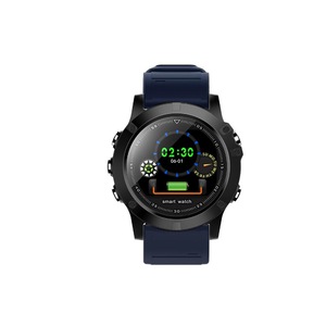 1.22inch Color Screen Blood Pressure Heart Rate Monitor Sport bluetooth Smart Wristband Watch-BLUE
