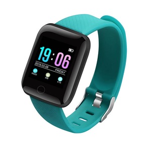 1.3'' Color Screen IP67 Waterproof Smart Watch Heart Rate Blood Pressure Monitor Remote Camera Find Phone Fitness Sports Bracelet GREEN COLOR