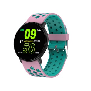 1.3'' Full Touch IPS Screen IP67 Waterproof Smart Watch Heart Rate Blood Pressure Monitor Remote Camera Fitness Sports Bracelet BLUE COLOR