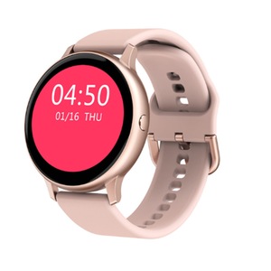 1.3 Inch Color Full Round Screen Smart Watch Full Touch Screen Waterproof Bluetooth Watch Monitor Heart Rate ECG Blood Pressure-Gold