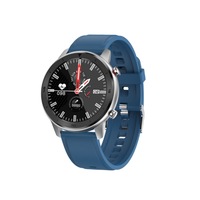 1.3 Inch Color Screen Full-touch Bluetooth Watch Waterproof Multi-sport Mode Watch Can Measure Heart Rate and Blood Pressure-Blue