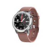 1.3 Inch Color Screen Full-touch Bluetooth Watch Waterproof Multi-sport Mode Watch Can Measure Heart Rate and Blood Pressure-Brown