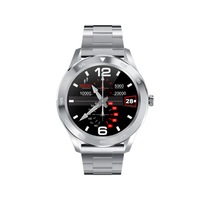 1.3 Inch Color Smart Watch Fashionable Multi-function Bluetooth Watch Measurable ECG Support Offline Payment-Silver